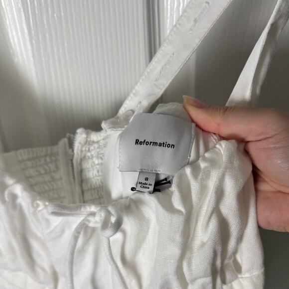 Reformation Balia Linen Dress 8 - Picture 13 of 14